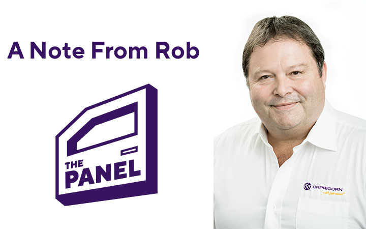 A Note From Rob