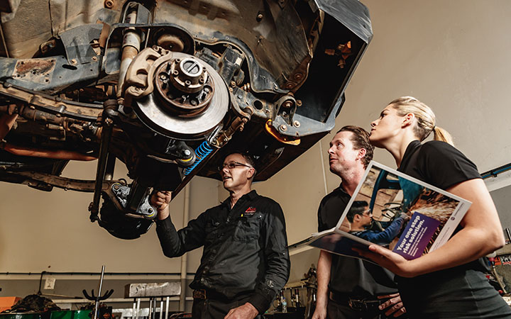 People in workshop
