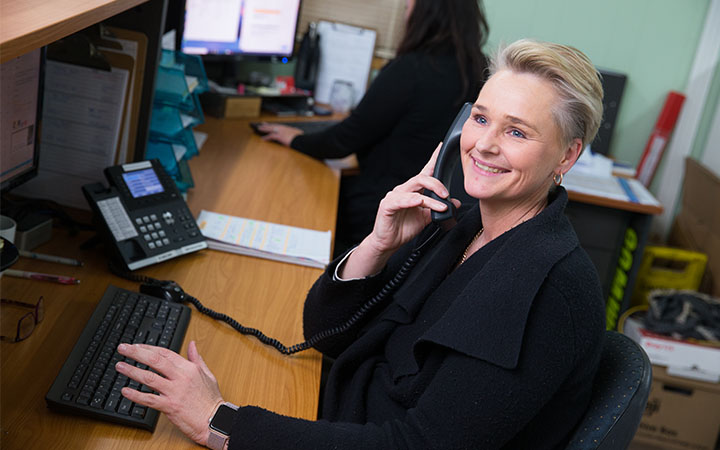 Person on phone