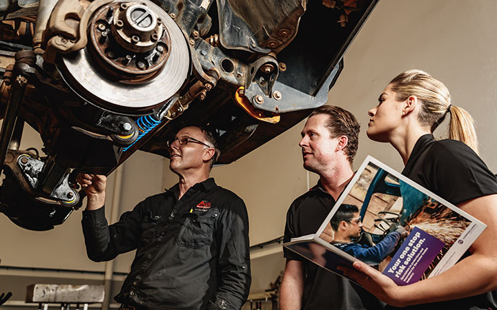 People in workshop