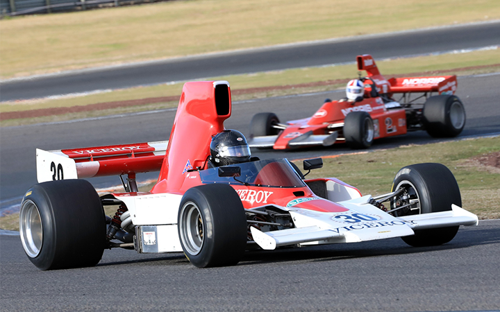 Kevin Ingram in racing car