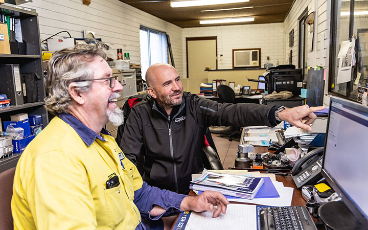 People in workshop