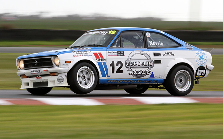 Capricorn Member racing in his Datsun 1200