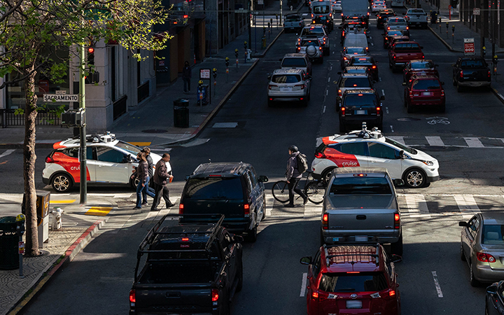 Driverless cars on the streets