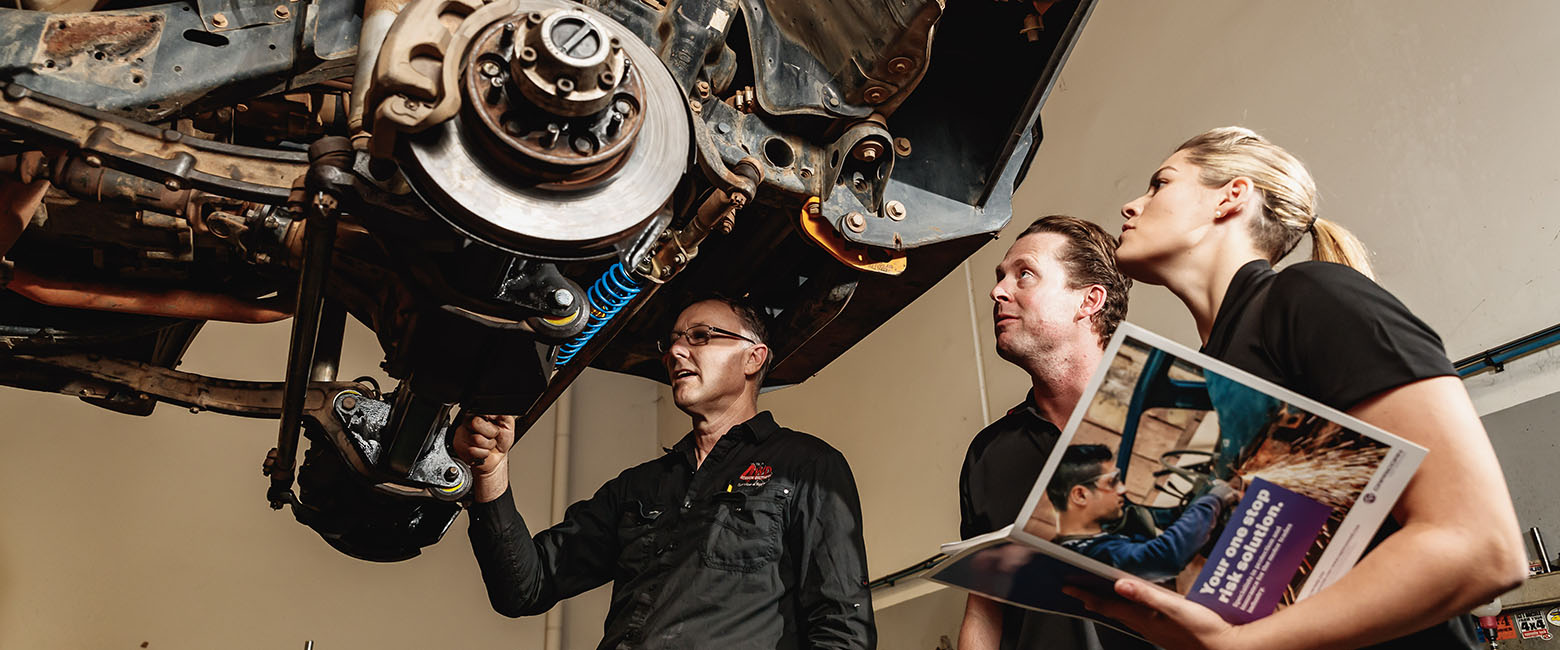People in workshop