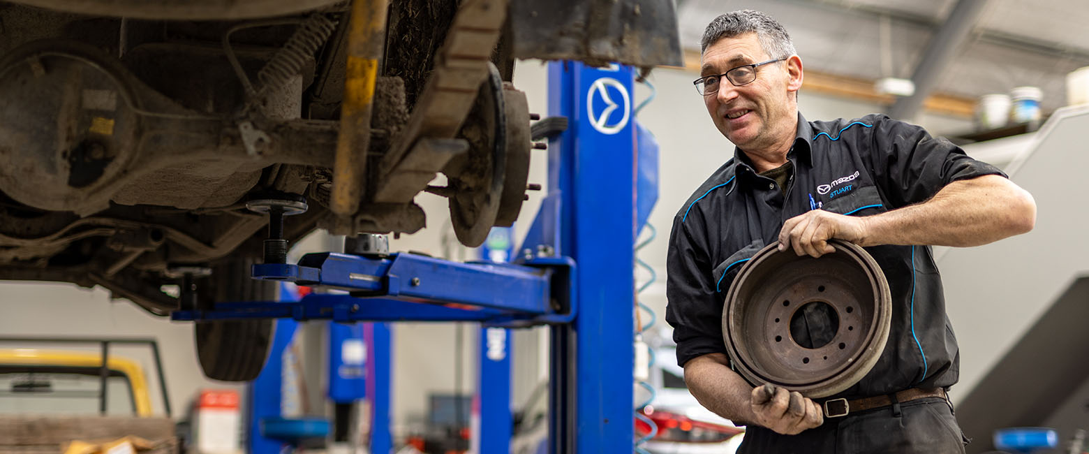 Man in workshop