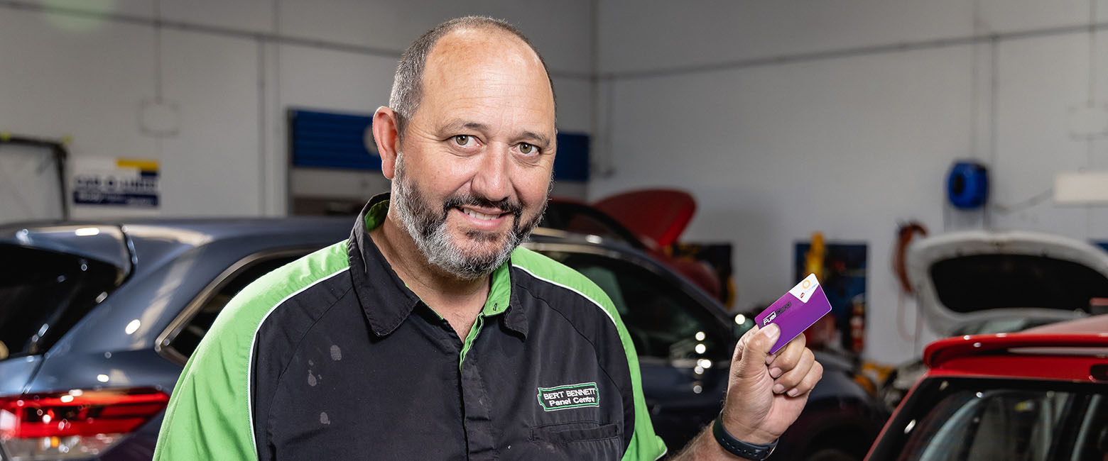 Man with Capricorn Fuel Card