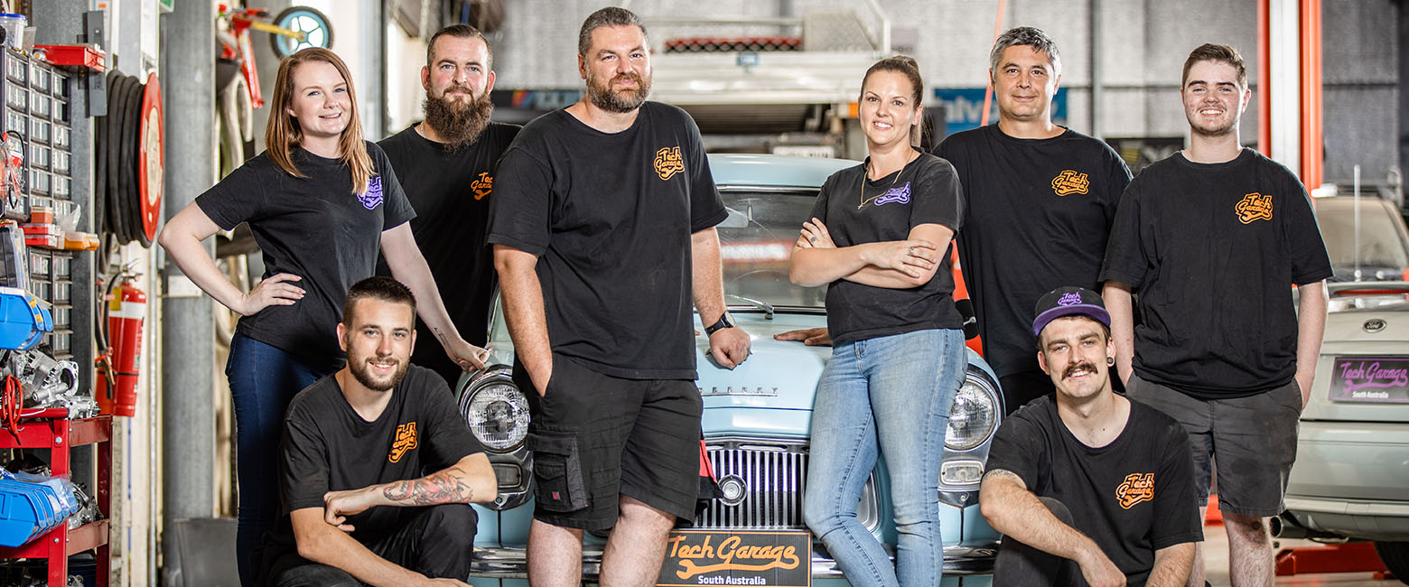 Team in workshop