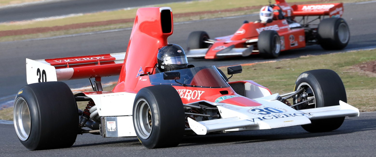 Kevin Ingram in racing car