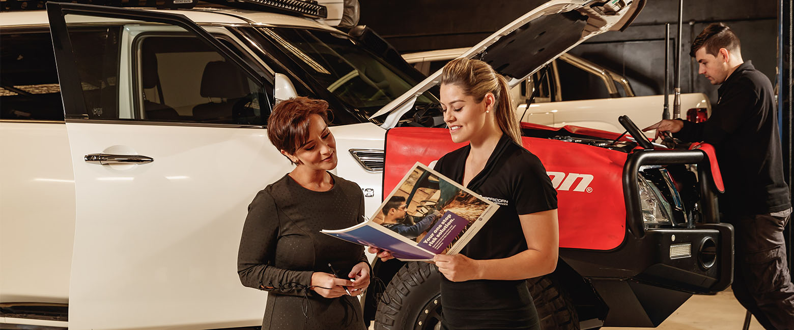 Two women in workshop