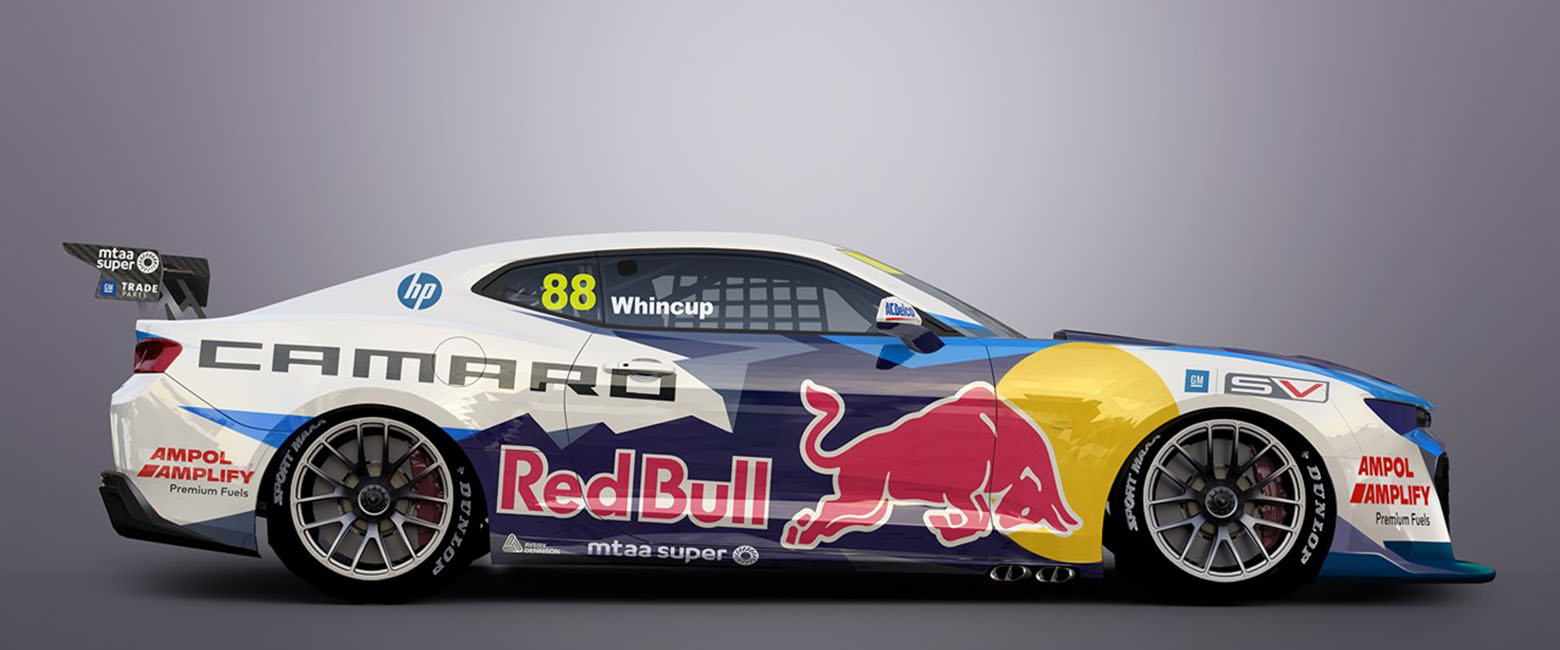 Redbull V8 Side On