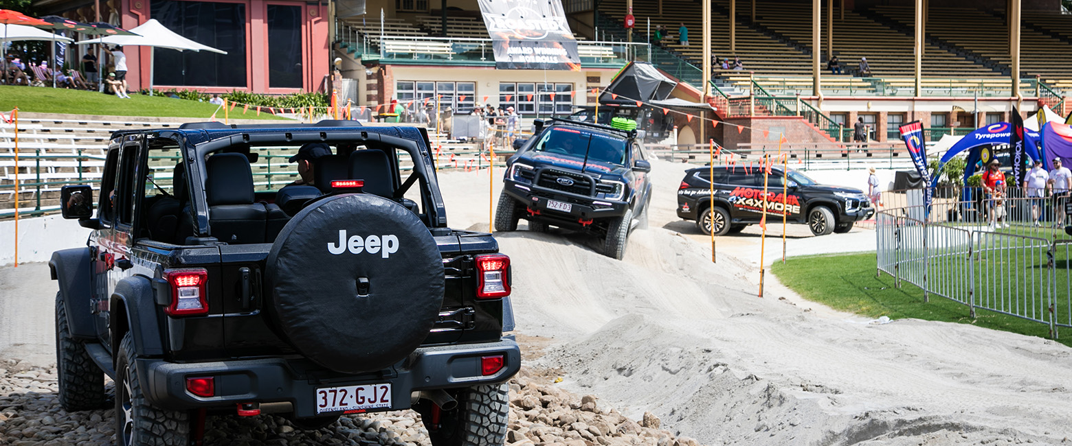 Four-wheel vehicles showcased at Australian 4WD and Adventure Shows.