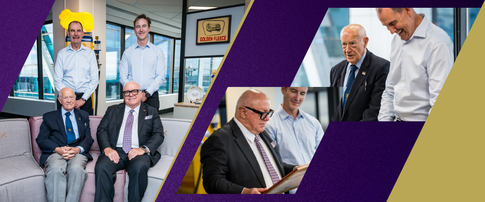 Collection of images featuring past, present and future Capricorn Group CEOs