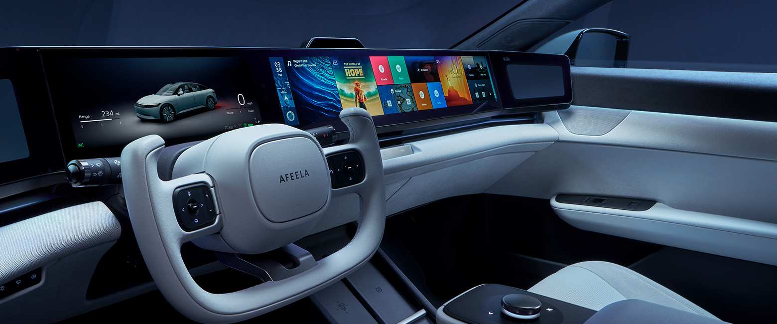 Interior of the Sony Afeela