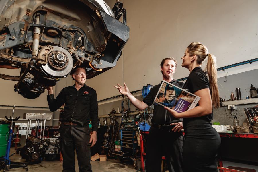 People in workshop