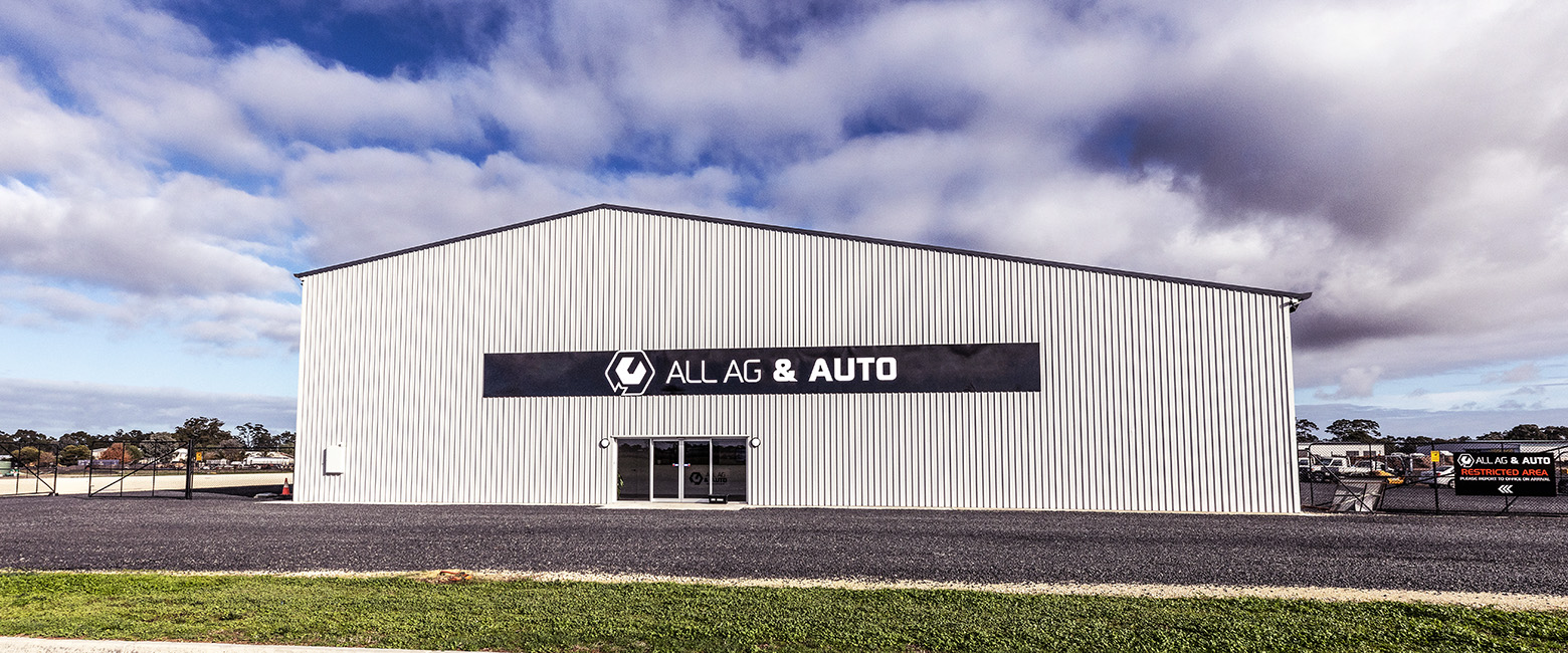 The front of All Ag & Auto warehouse